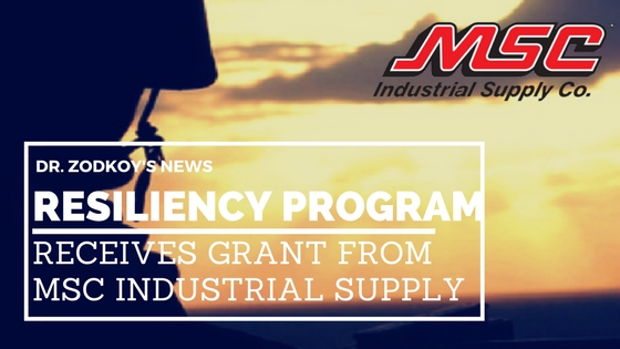 Dr. Zodkoy’s Resiliency Program receives grant from MSC Industrial Supply Co.